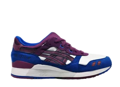 アシックス ゲルライト 3 "ホワイト ロイヤル パープル"