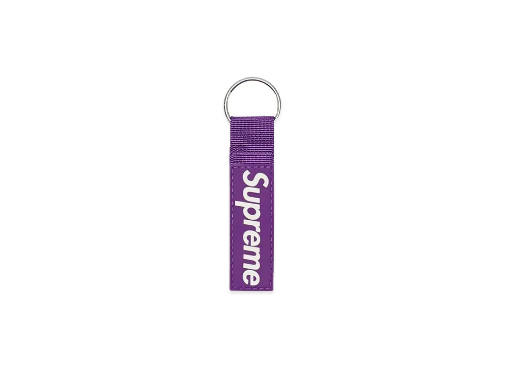 Supreme Webbing Keychain "Purple" (20FW)