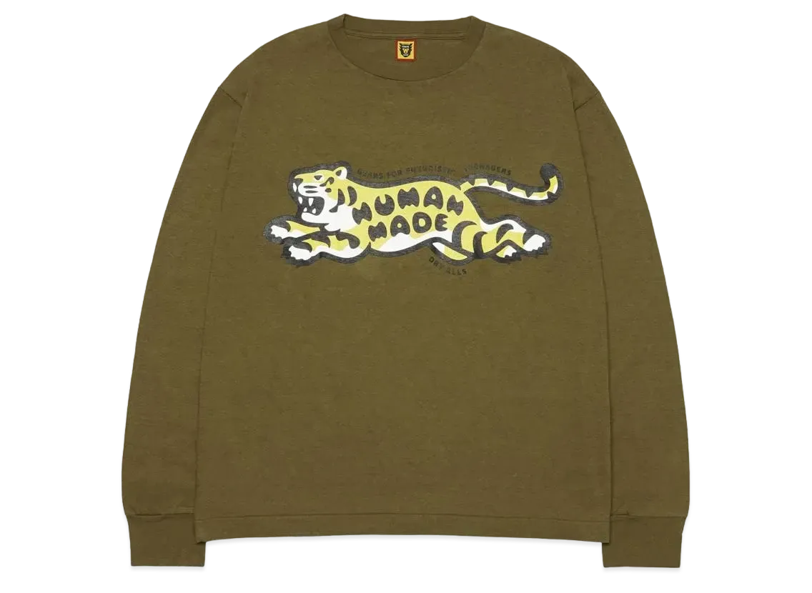 HUMAN MADE TIGER L/S T-SHIRT 