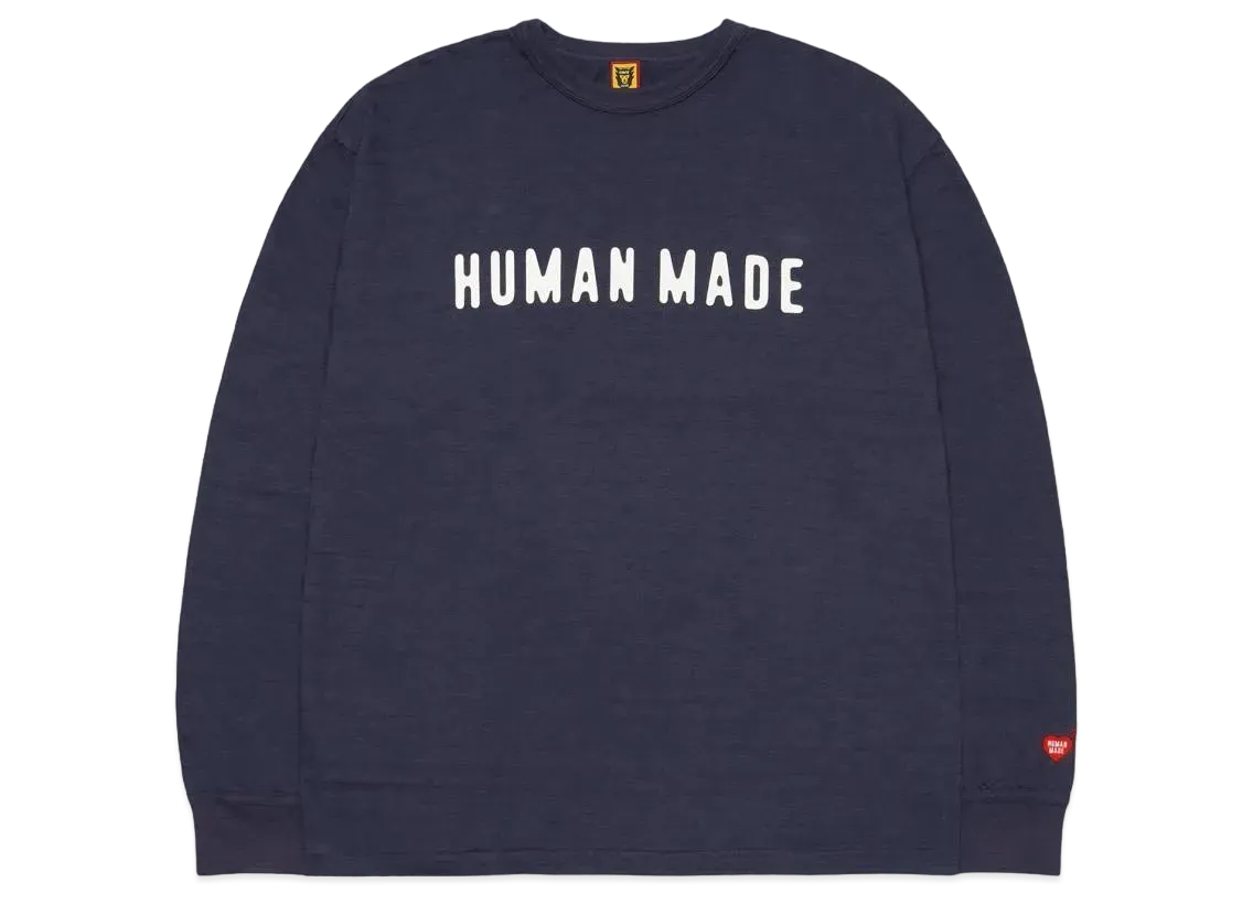 HUMAN MADE CLASSIC L/S T-SHIRT "Navy"