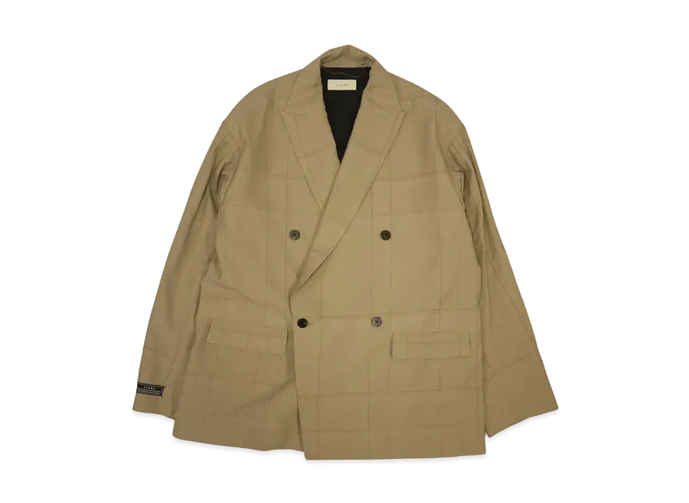 JieDa DOUBLE TAILORED JACKET "BEIGE"