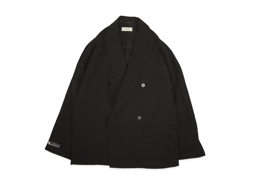 JieDa DOUBLE TAILORED JACKET "BLACK"