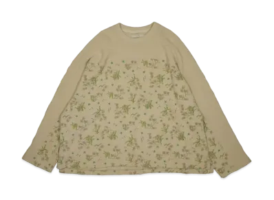 JieDa FLOWER WAFFLE L/S "FLOWER"