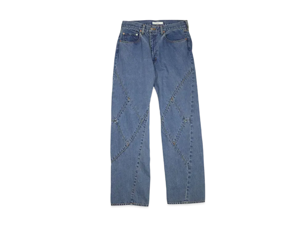 JieDa PANEL DENIM PANTS "INDIGO"
