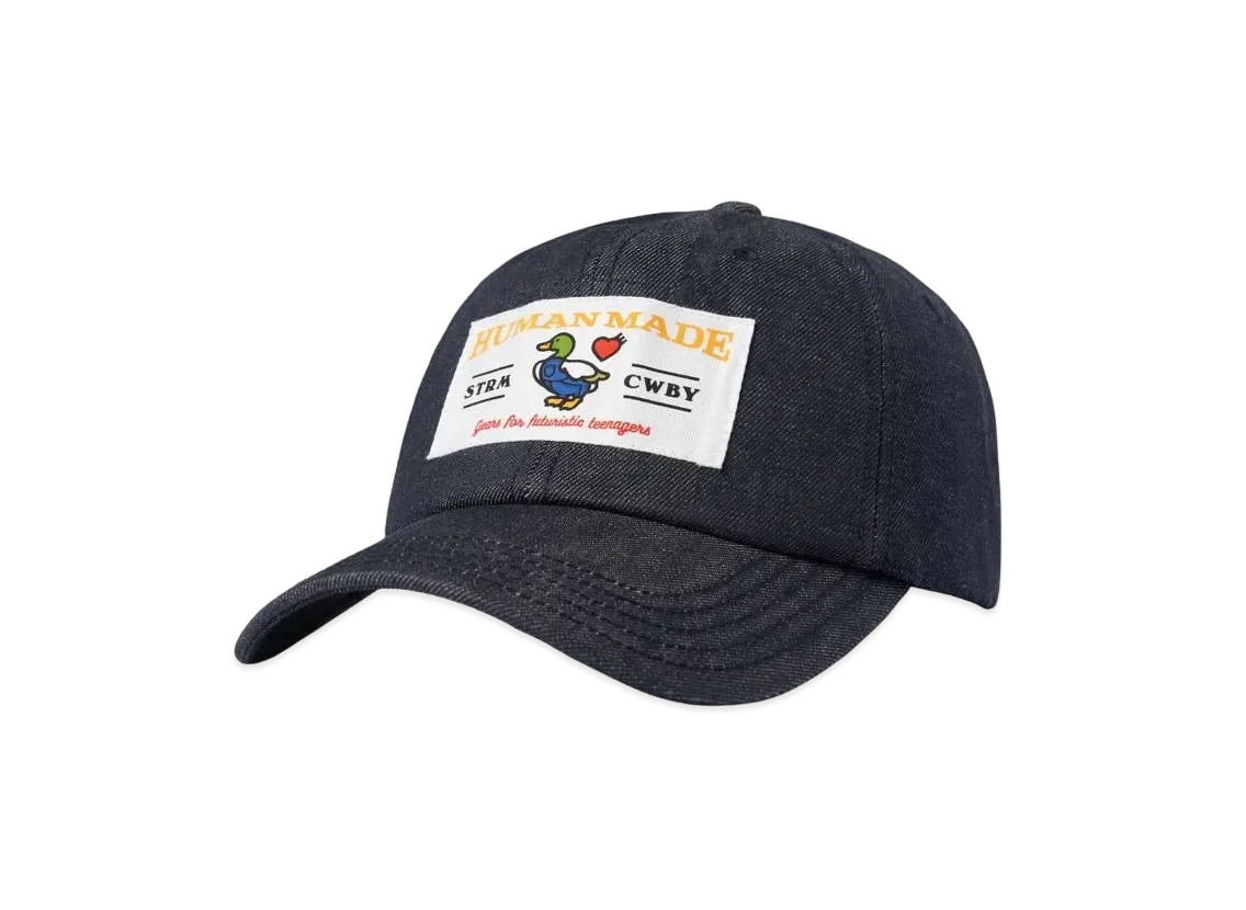 ヒューマン メイド 6パネル デニム キャップ "インディゴ"