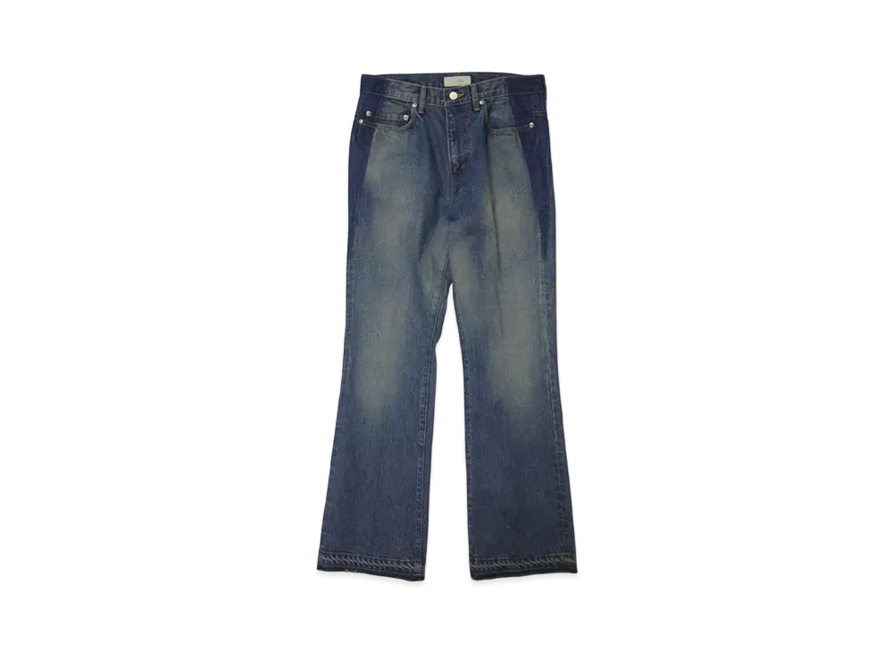 JieDa USED FLARE PANTS "INDIGO"