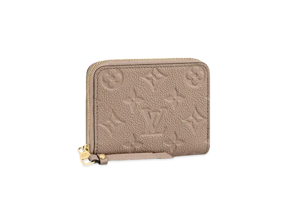 Louis Vuitton Zippy Coin Purse Monogram Empreinte Leather "Turtledove"