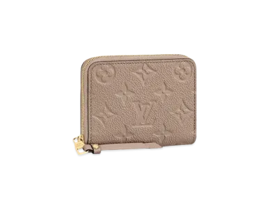 Louis Vuitton Zippy Coin Purse Monogram Empreinte Leather "Turtledove"