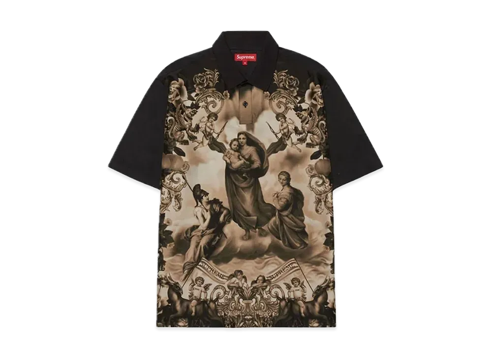 Supreme Heavenly Silk Polo "Black"