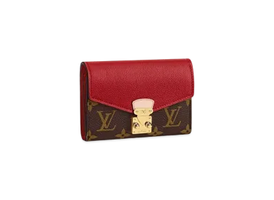 Louis Vuitton Palas Compact Wallet Monogram "Cerise"