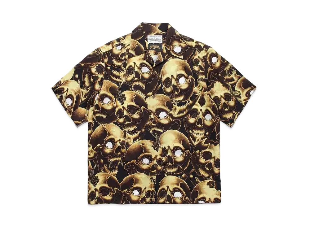 WACKO MARIA 56 TATTOO STUDIO / HAWAIIAN SHIRT "Yellow"