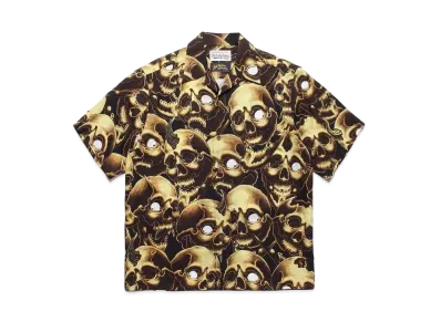 WACKO MARIA 56 TATTOO STUDIO / HAWAIIAN SHIRT "Yellow"