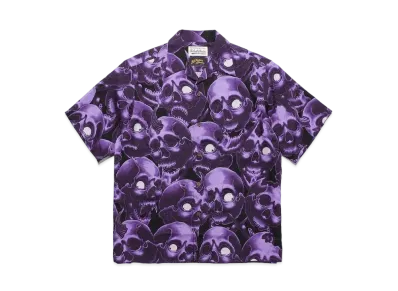 WACKO MARIA 56 TATTOO STUDIO / HAWAIIAN SHIRT "Purple"