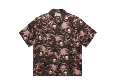 WACKO MARIA 56 TATTOO STUDIO / HAWAIIAN SHIRT "Brown"