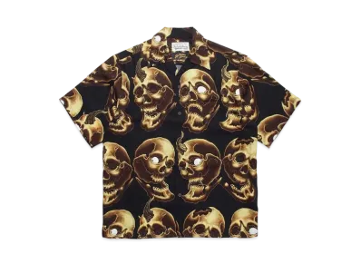 WACKO MARIA 56 TATTOO STUDIO / HAWAIIAN SHIRT #1 "Black"
