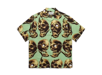 WACKO MARIA 56 TATTOO STUDIO / HAWAIIAN SHIRT #1 "Green"