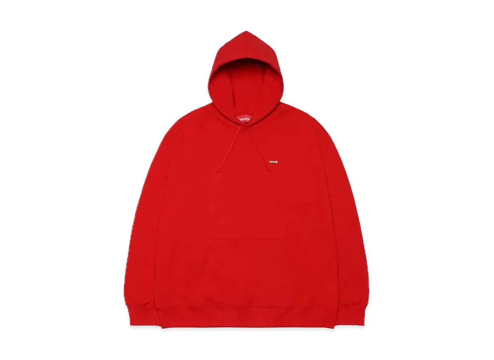 Supreme Enamel Small Box Hooded Sweatshirt "Red"