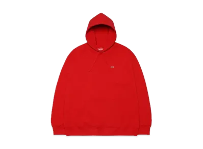 Supreme Enamel Small Box Hooded Sweatshirt "Red"