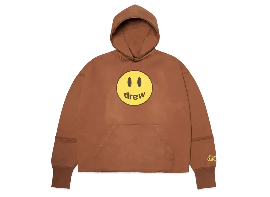 drew house mascot deconstructed hoodie "Brown"