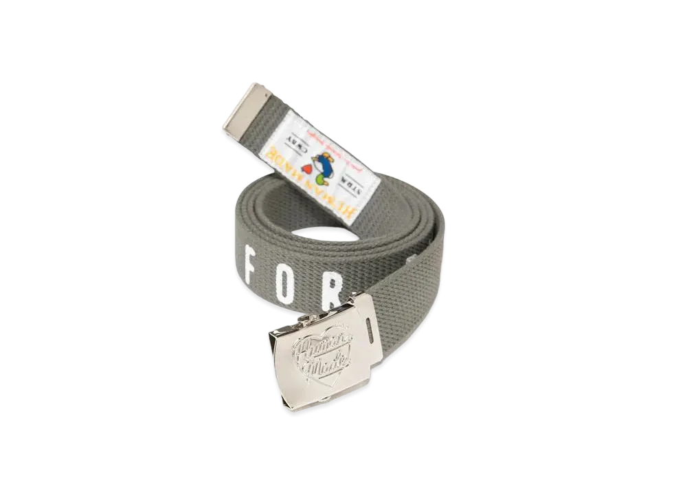 HUMAN MADE WEB BELT "Gray"