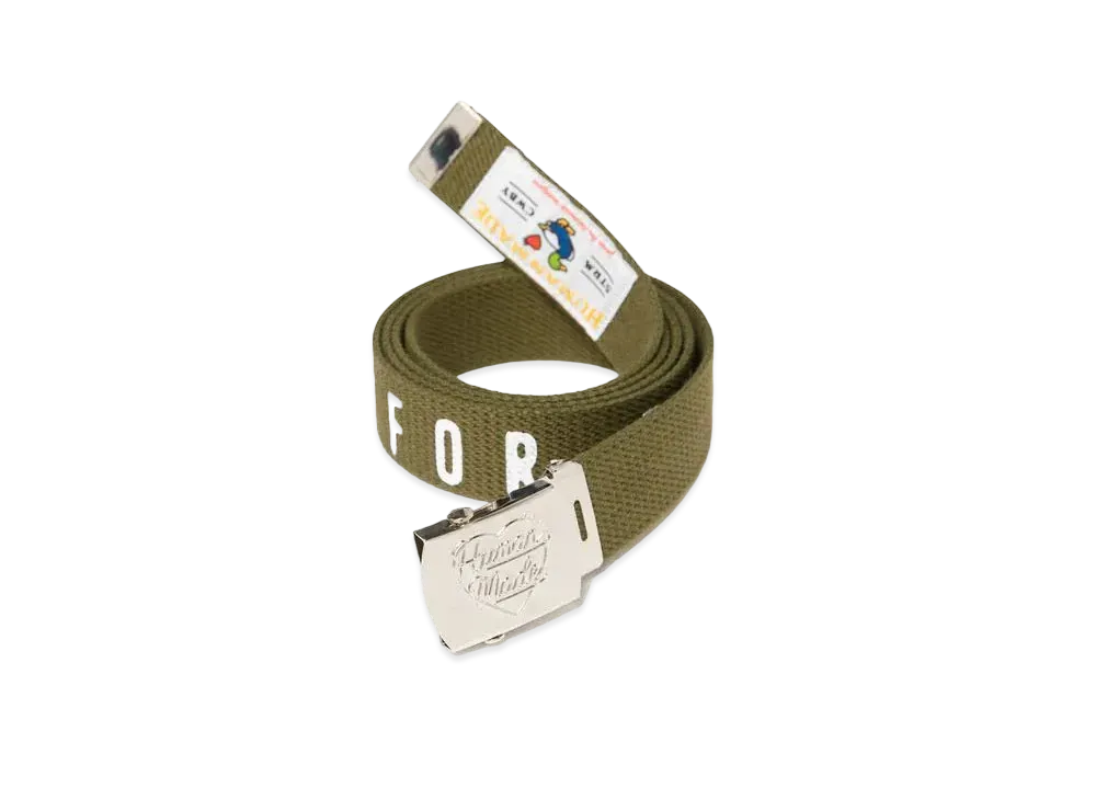 HUMAN MADE WEB BELT "Olive Drab"