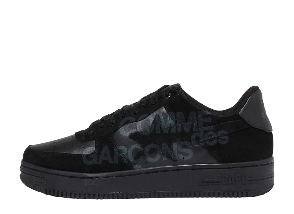 COMME des GARCONS × A BATHING APE BAPE STA "Black" (CDG OSAKA Exclusive)