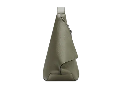LOEWE Anton Sling In Soft Grained Calfskin "Khaki Green"
