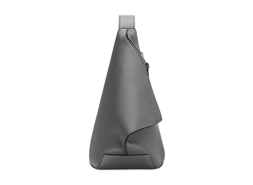 LOEWE Anton Sling In Soft Grained Calfskin "Anthracite"