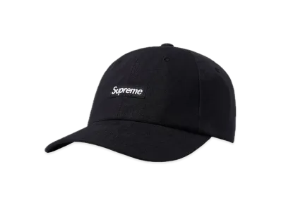Supreme Brushed Cordura Small Box 6-Panel "Black"