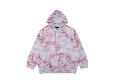 WIND AND SEA SEA (Pattern) Back Pile Hoodie "Tie-Dye(Purple)"