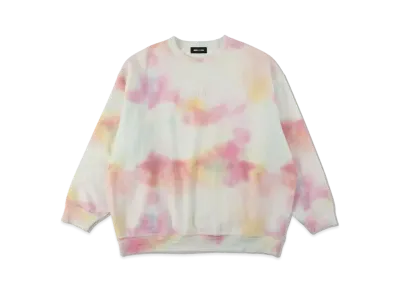 WIND AND SEA SEA (Pattern) Back Pile Crew Neck "Tie-Dye(Orange)"
