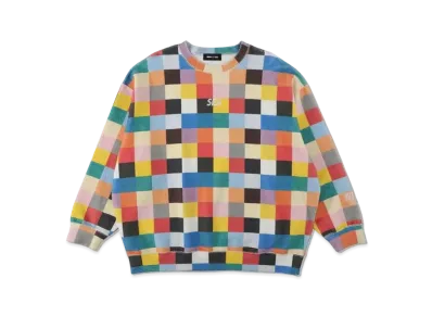 WIND AND SEA SEA (Pattern) Back Pile Crew Neck "Color Block"