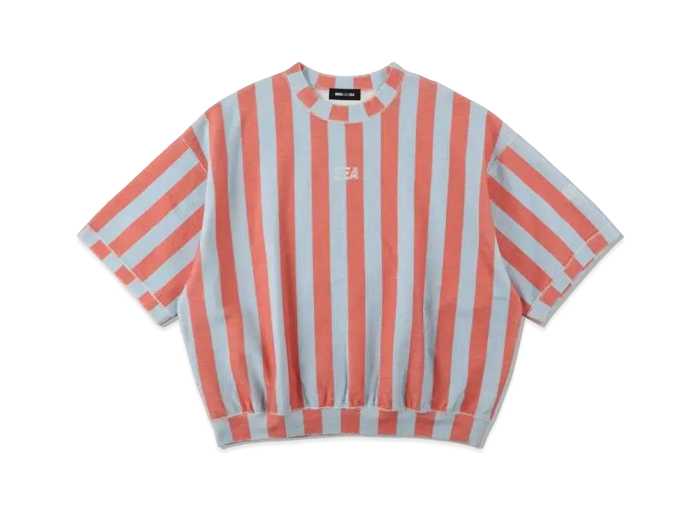 WIND AND SEA SEA (Pattern) Back Pile H/F Cut-Sewn "Stripe"