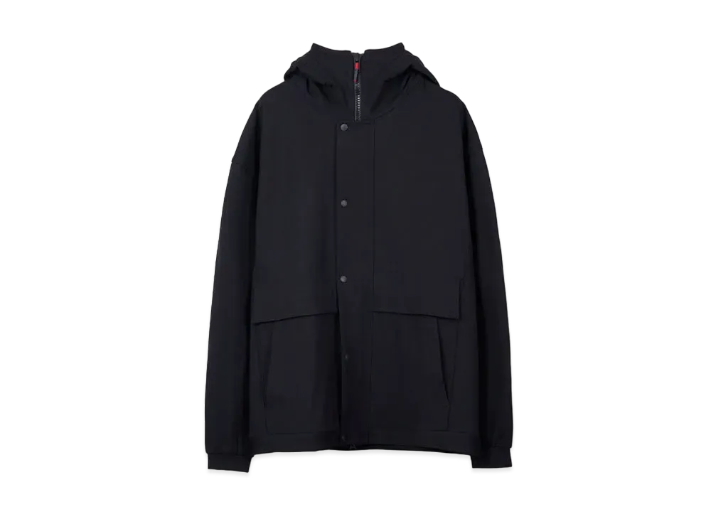 TAIGALIONA HIGH STRETCH ZIP PARKA "BLACK"