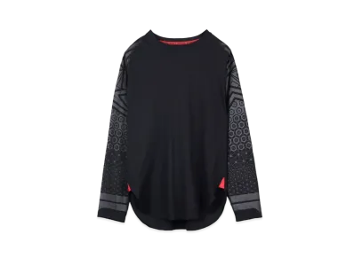 TAIGALIONA TRIBAL PRINT L/S TEE "BLACK"