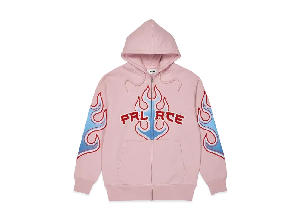 PALACE FLAME ZIP HOOD BONE WHITE パーカー PALACE FLAME ZIP HOOD BONE WHITE パーカー FLAME ZIP HOOD | PALACE