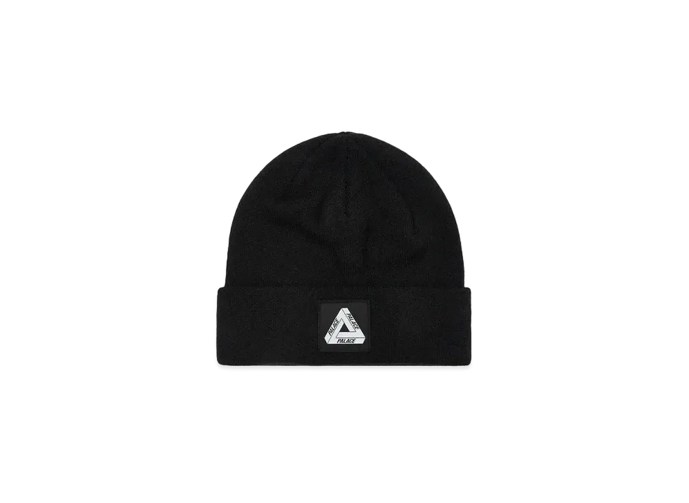 PALACE Tri-Ferg Patch Beanie "Black"