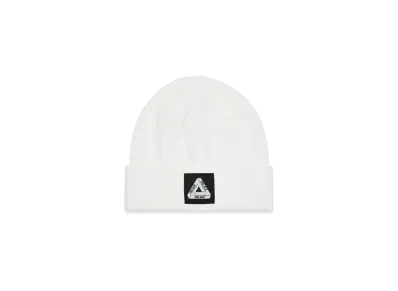 PALACE Tri-Ferg Patch Beanie "White"