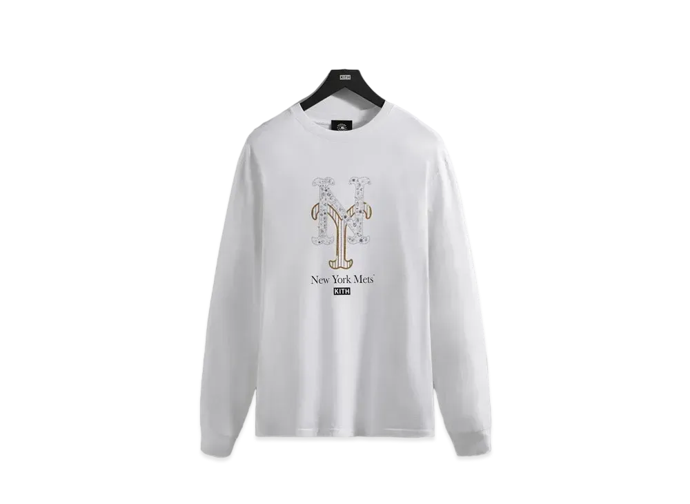 Kith x Rachel Goatley Mets Long Sleeve Tee "White"