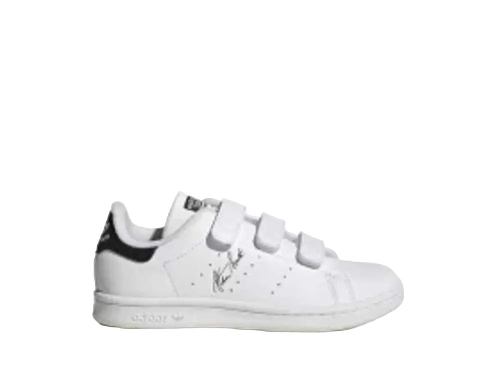 アディダス PS スタンスミス Cf C "ブラック ホワイト"(キッズ)