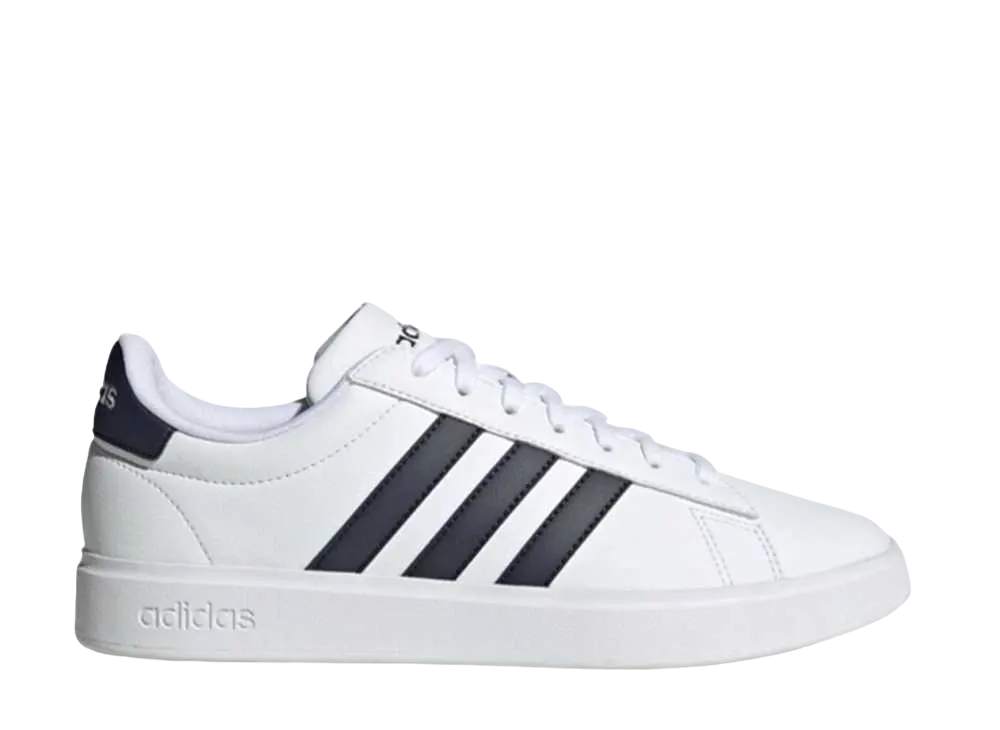 アディダス グランドコート クラウドフォーム ライフスタイル コート コンフォート "フットウェア ホワイト/レジェンド インク/エクルティント"