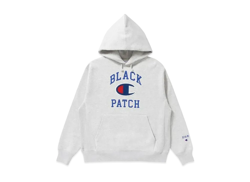 BlackEyePatch Champion Reverse Weave Hooded Sweatshirt "Silver Gray"