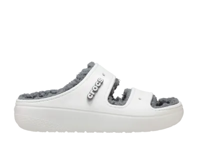 クロックス クラシック コジー サンダル "ライト グレイ"