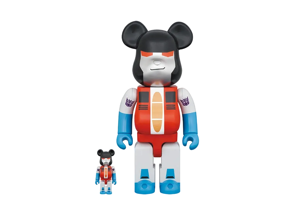 Bearbrick TRANSFORMERS STARSCREAM 100% & 400%