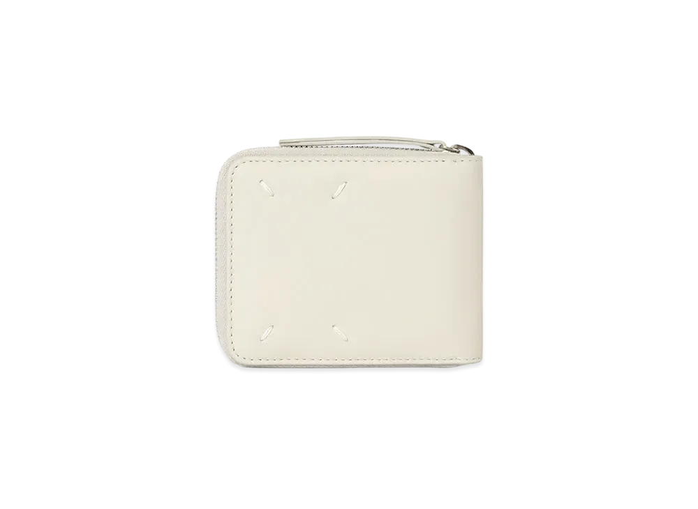 Maison Margiela Zip Around Small Wallet "Ivory"