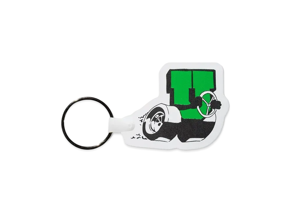 UNDEFEATED U-Man Racing Keychain - 02210 "Green"