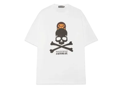 A BATHING APE X MMJ BABY MILO TEE "White"