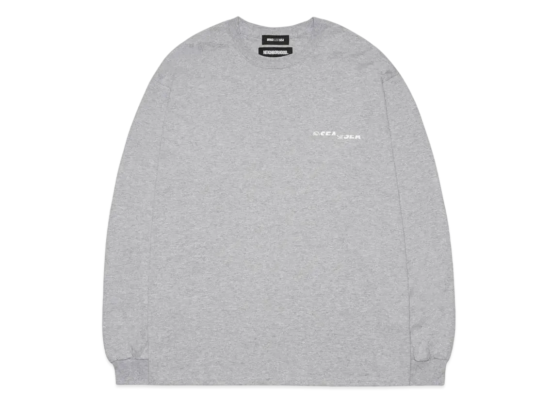 NEIGHBORHOOD WIND AND SEA NHWDS-2 / C-TEE . LS "Grey"