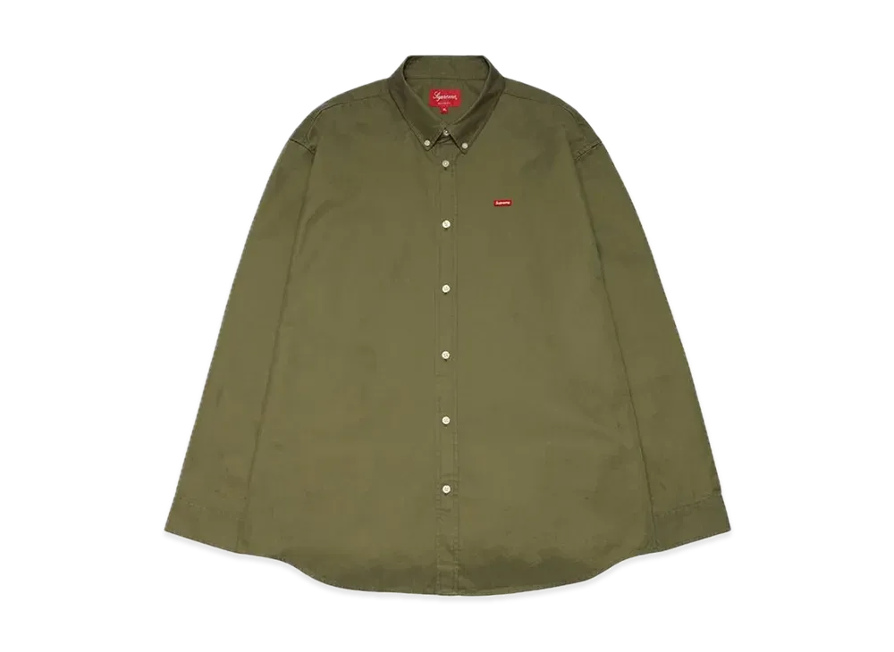 Supreme Small Box Shirt "Olive" (22FW)