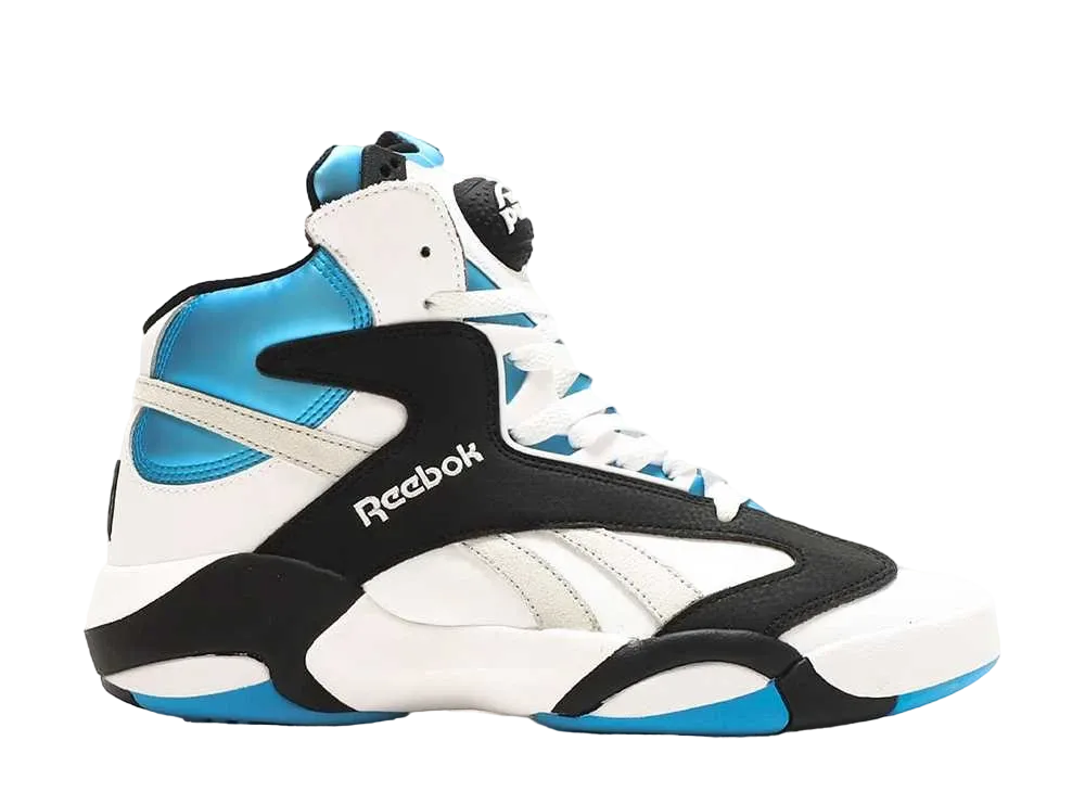 靴 Reebok Shaq Attaq GX3881 Reebok SHAQ ATTAQ FOOTWARE WHITE/CORE BLACK/AZULE 22FW-S